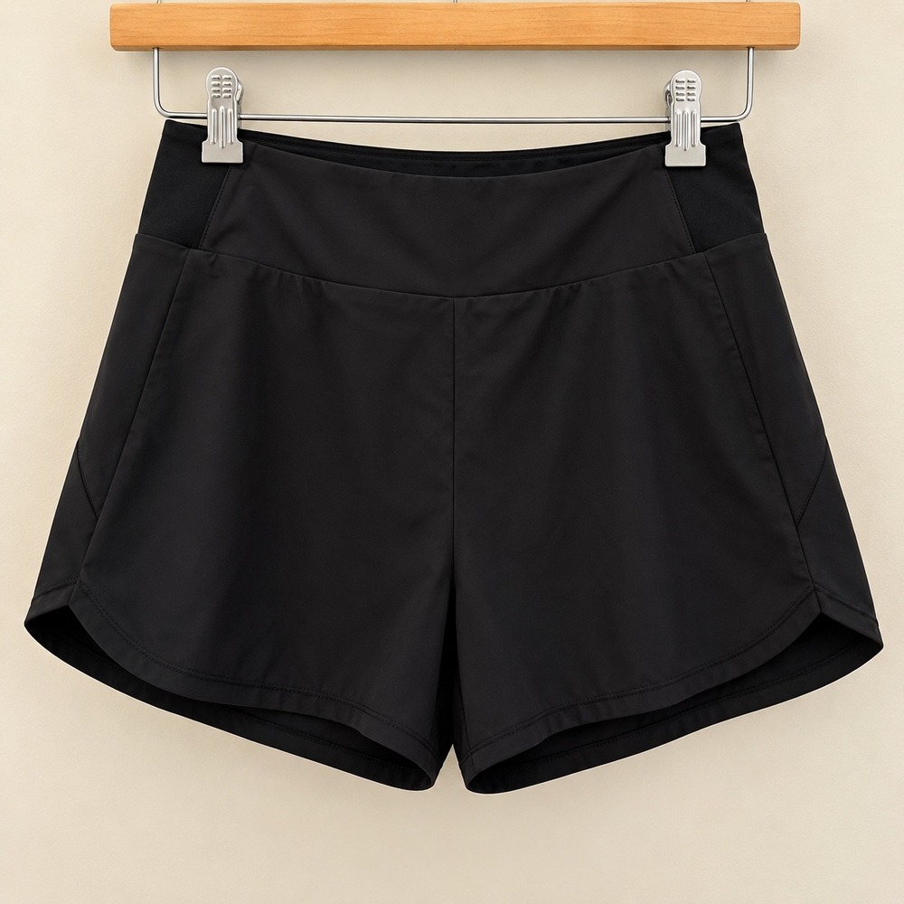 Nike Dri-FIT Women Running Shorts Black Small Athletic Gym Workout Athleisure